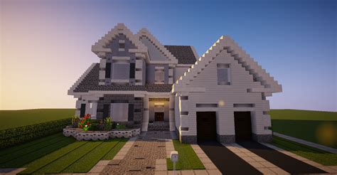 Suburban House Bleuet Minecraft Project