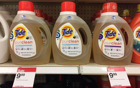 Tide Purclean Laundry Detergent Only 499 At Target Laundry