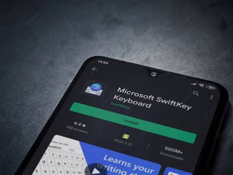 Display Of Microsoft Swiftkey Keyboard App Play Store Page Photo