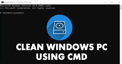 How To Clean Your Windows Pc Using Cmd Command Prompt