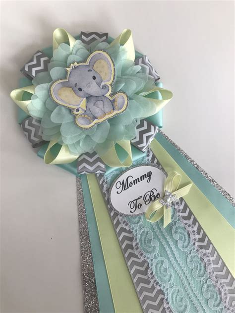 A Card With An Elephant On It And The Words Mommy To Be Written In White