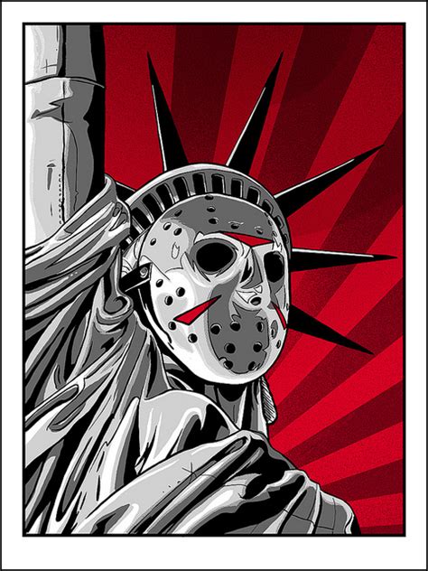 Jason Voorhees X The Statue Of Liberty Friday The 13th