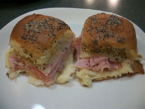 Cook With Sara Oven Baked Ham And Swiss Sandwiches