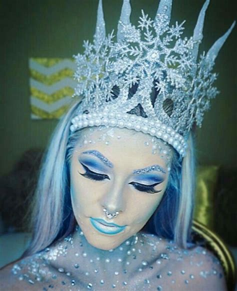 Pin By Lisa Firle On Costume Ice Queen Costume Ice Queen Makeup