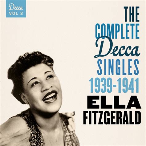 Ella Fitzgerald The Complete Decca Singles Vol CD Set Verve Reissues