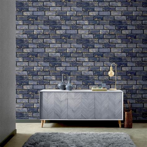 Arthouse Brick Wallpaper Glitter Realistic Effect Ebay