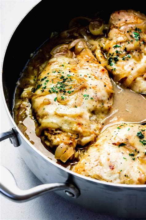 Creamy French Onion Chicken Easy Skillet Recipe