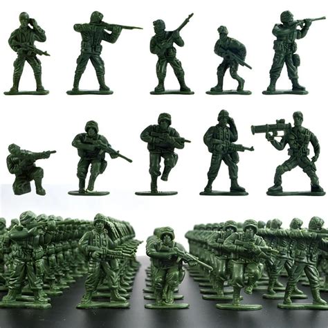 Plastic Military Toy Soldiers Model Toys Kit Army Men Figures Action