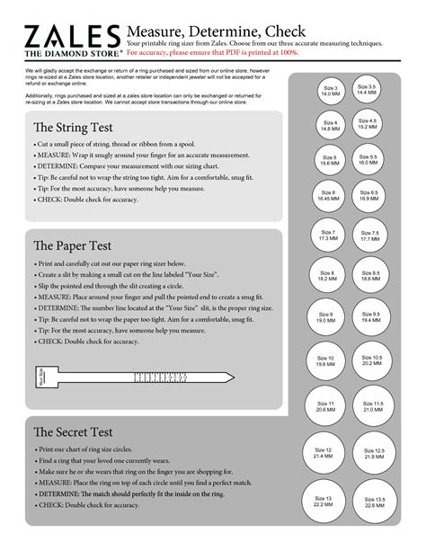 How To Find Your Ring Size At Home Using This Handy Chart Best 3