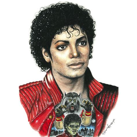 Wayne Maguire Tattooed Thriller Michael Jackson Inked Ikon Art Print Poster Ebay