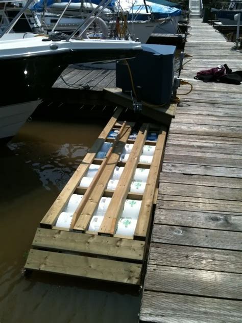 Diy Floating Dock Ramp Progress Thread Page 2 Jet Ski Dock