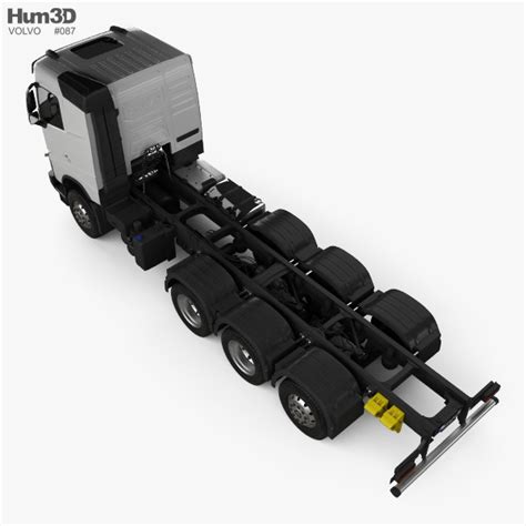 Volvo Fh Chassis Truck 4 Axle 2019 3d Model Vehicles On Hum3d