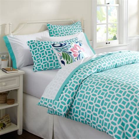 It's a place where teens do homework, hang with friends, express a white bedroom set serves as the perfect backdrop for adding pops of color and patterns with pillows and bedding. Stylish Bedding for Teen Girls