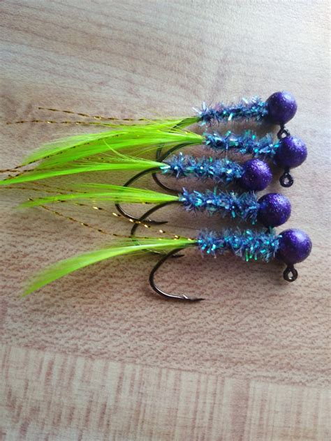 Hand tied crappie jigs | Etsy