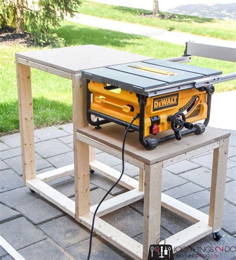 Building Plans For A Table Saw Stand Table Saw Station Table Saw