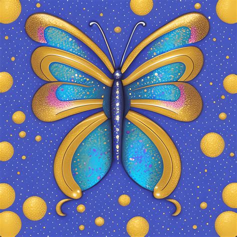 Butterfly Glitter Graphic · Creative Fabrica