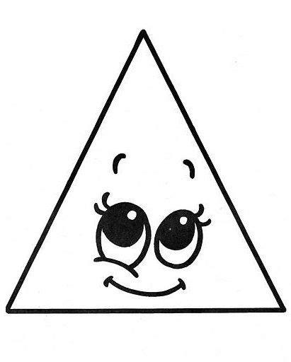 Triangle Coloring Page 1 Shape Coloring Pages Shapes Preschool
