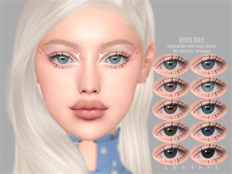 Angissis Eyes A92 Sims Sims 4 Cc Makeup Sims 4 Cc Eyes