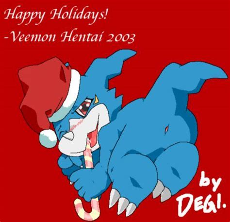 Rule 34 2003 Anus Blue Scales Candy Cane Christmas Claws Degi Digimon