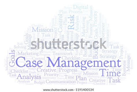 Case Management Word Cloud Made Text Stock Illustration 1191400534