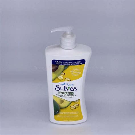 St Ives Hydrating Body Lotion Vitamin E And Avacado 621 Ml Made In Usa Treats N Stuff Best