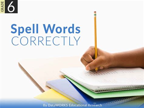 Spell Words Correctly Lesson Plans