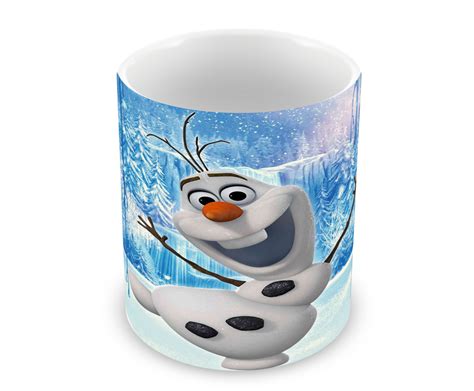 Caneca Olaf Frozen De Plástico Personalizada Elo7
