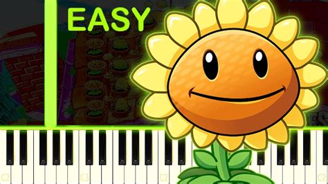 Graze The Roof Plants Vs Zombies Easy Piano Tutorial Youtube