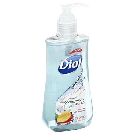 Dial Coconut Water And Mango Hand Soap With Moisturizer Pump 75 Oz
