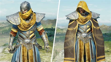 New Fallen Hero Armor Set Showcase Assassins Creed Valhalla Youtube