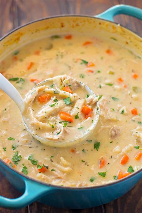 For the chicken, place the chicken strips into a bowl and add the egg white, cornflour, salt and freshly ground white pepper. Creamy Chicken Noodle Soup - Life Made Simple