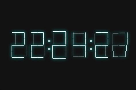 Digital Clock With Hover Animation Csshint A Designer Hub