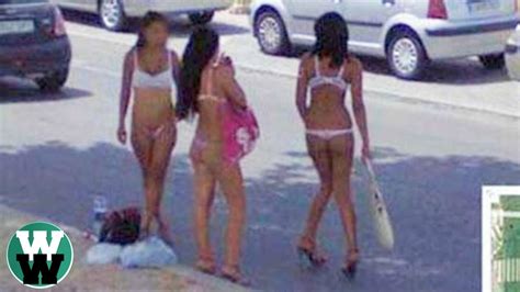 WTF Images Caught On Google Street View YouTube