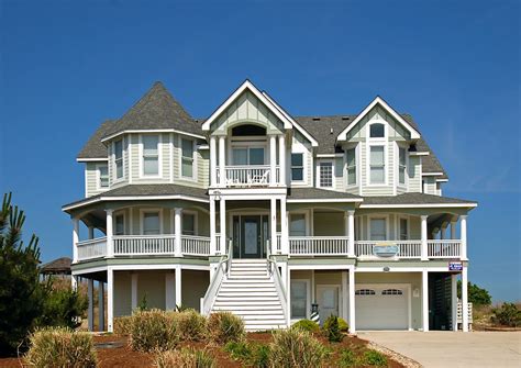 Obx Beach House Exterior Outer Banks Vacation Oceanfront