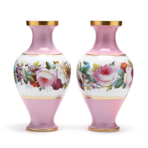 Pair Of Antique Paris Porcelain Vases Lot 412 Upcoming Winter