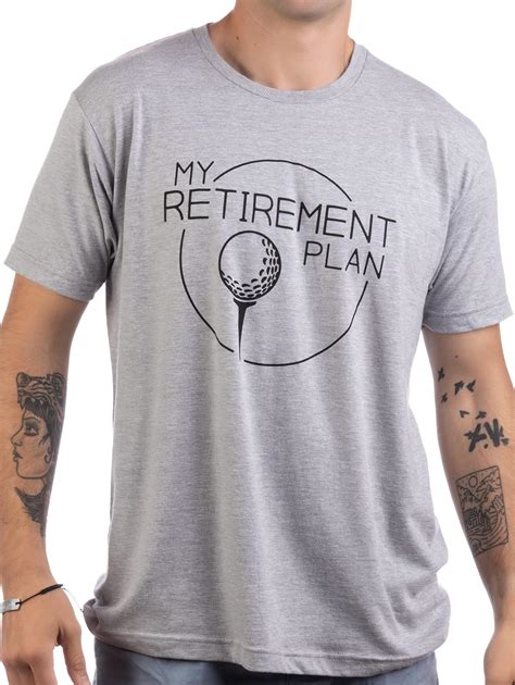 My Golf Retirement Plan Funny Saying Golfing Shirt