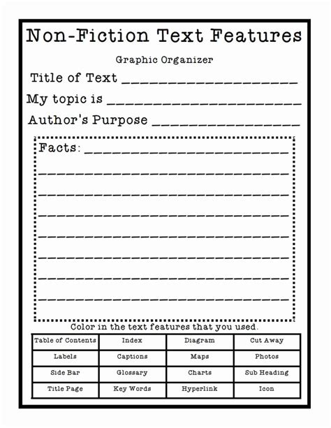 Worksheet On Fiction And Nonfiction