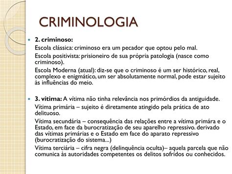 O Que E Criminologia