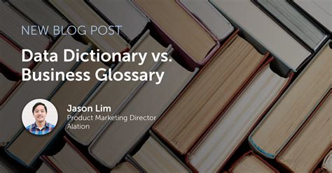 Data Dictionary Vs Business Glossary Alation