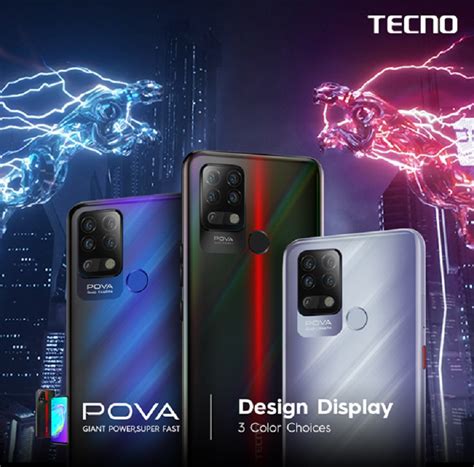 Recharging in a much speedier way. Tecno POVA gaming phone with Helio G80 SoC, Quad cameras ...