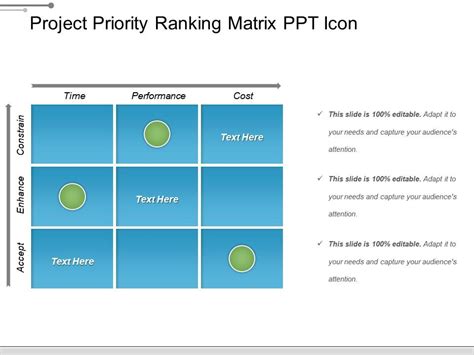 Project Priority Ranking Matrix Ppt Icon Powerpoint Presentation