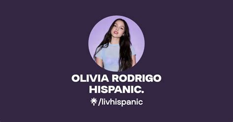 Olivia Rodrigo Hispanic Twitter Instagram Tiktok Linktree