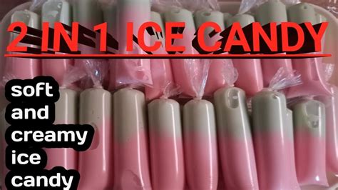 Paano Gumawa Ng 2 In 1 Ice Candygamit Ang Injoy Shake Powder Strawberry And Pandan Flavor Youtube