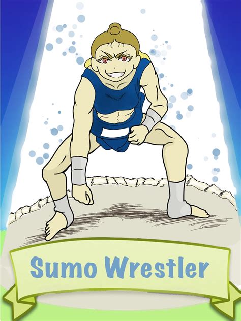 Yamato The Female Sumo Wrestler Smileykun Illustrations Art Street