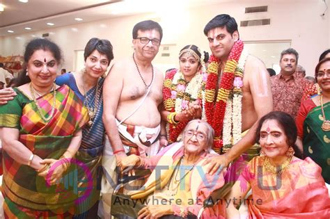 Actor Y Gee Mahendran Son Wedding Photos 539807 Movie Press Meet