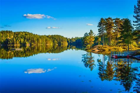 Forests Lakes Mountains Reflection Nature Landscapes Water Trees
