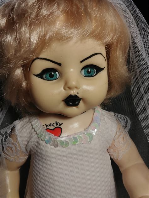 Tiffany Bride Of Chucky Inspired Ooak Reborn Doll Etsy