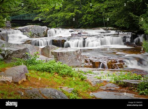 Jackson Falls Are Pictured In Jackson New Hampshire Stock Photo Alamy