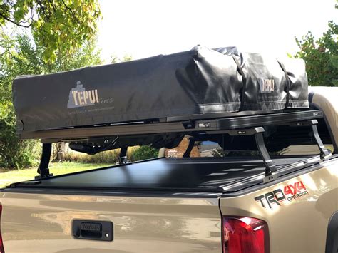 Sold Tepui Roof Top Tent Front Runner Bed Rack And Retrax Tonneau