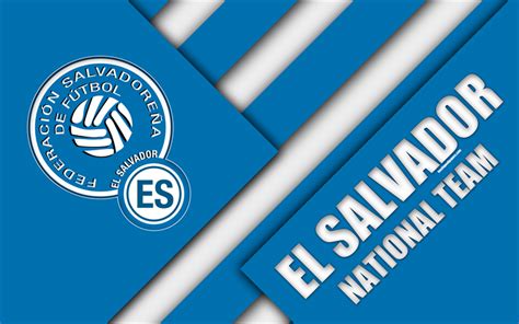 Download Wallpapers El Salvador National Football Team 4k Material